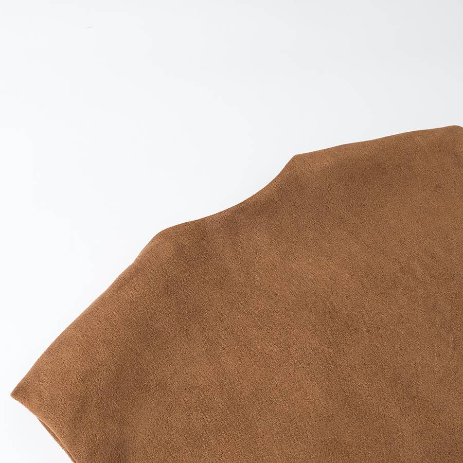 Rosa Clothing - Wholesale Outerwear Vest - Women's - Boho Suede Embroidered Vest Gilets8