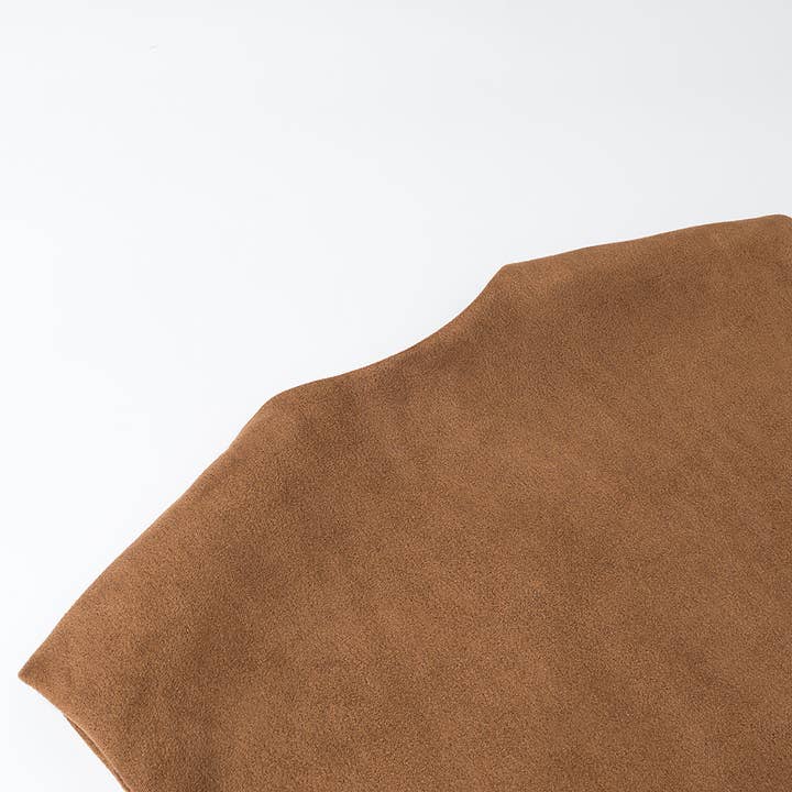 Rosa Clothing - Wholesale Outerwear Vest - Women's - Boho Suede Embroidered Vest Gilets8