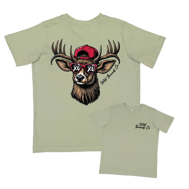 XOXO Deer Tee for wholesale by Wild Threads Co