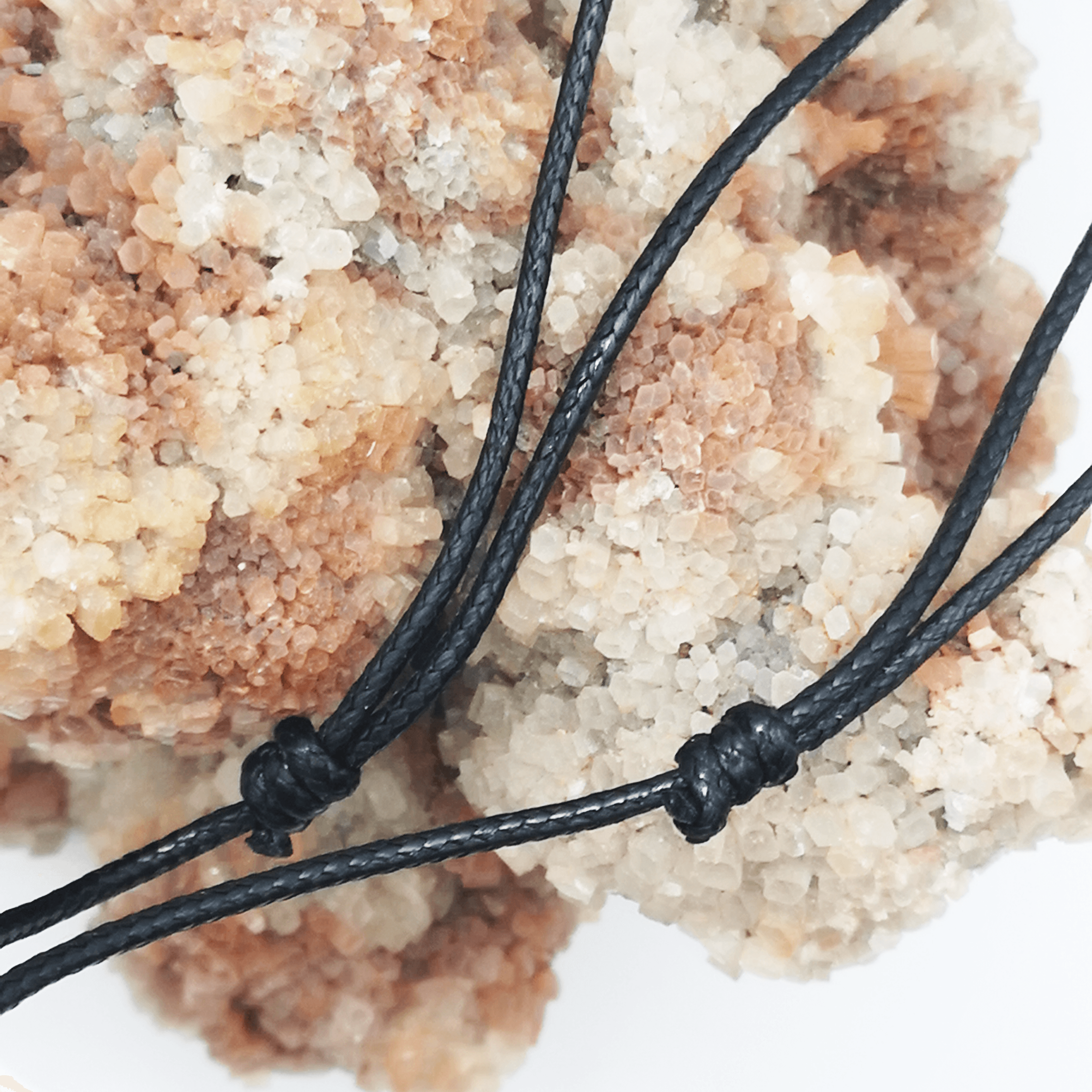 Corinne Ceramique - Wholesale Pendant/Charm Necklace - Collier cœur bleu cordon cuir2