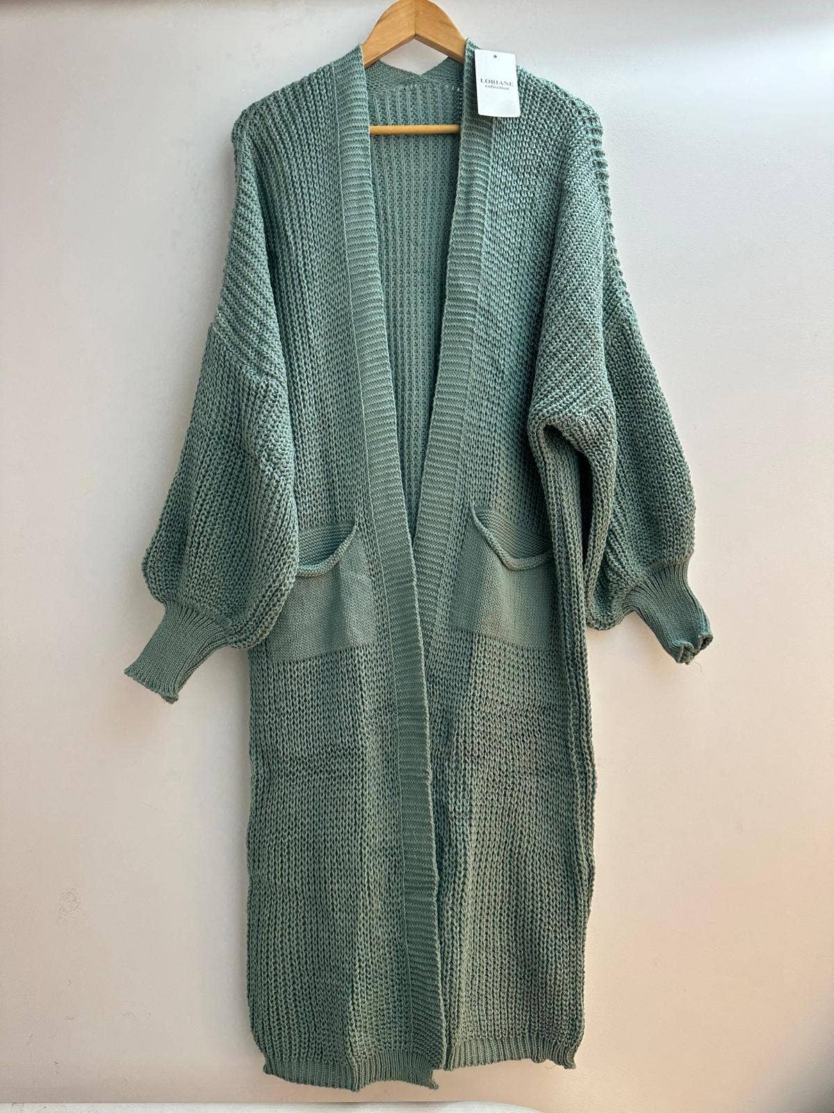 LORIANE - Wholesale Cardigan - Women's - 2268 Long knitted cardigan6