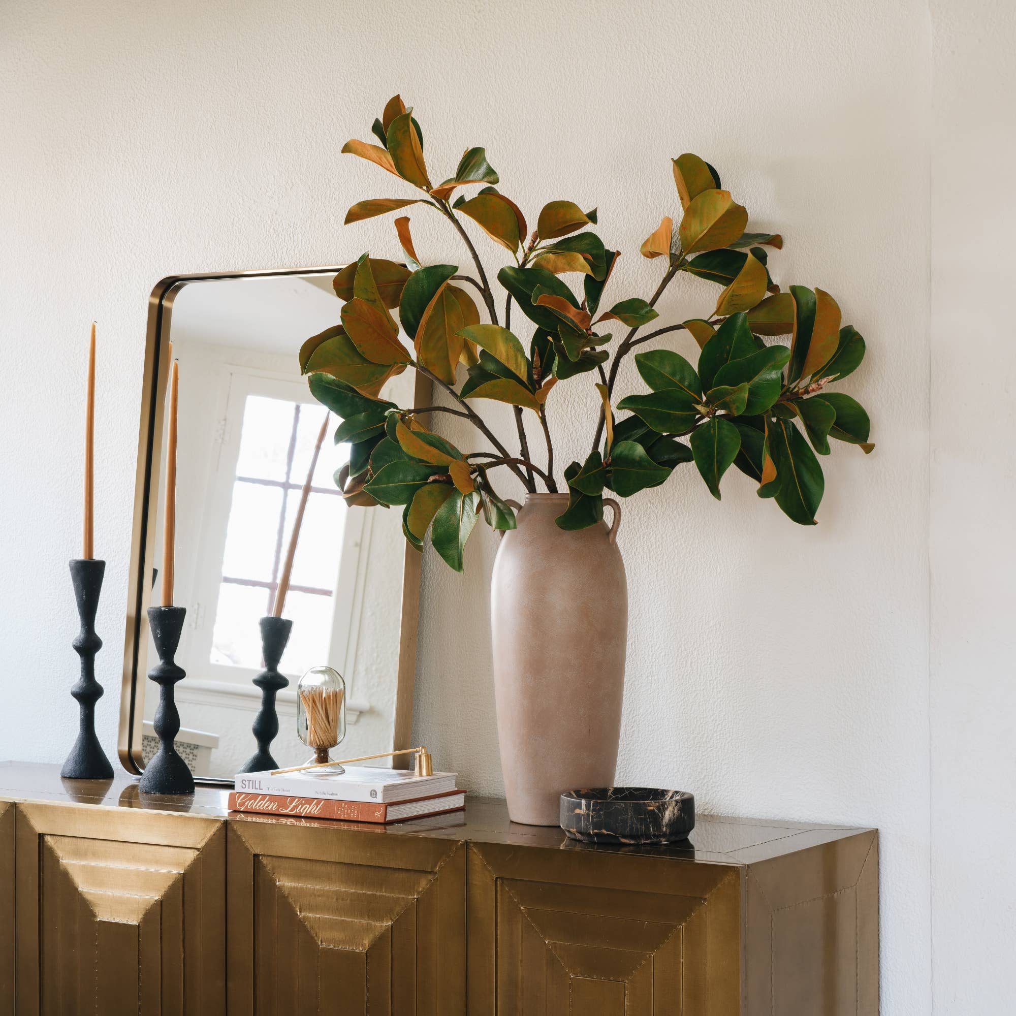 Afloral - Wholesale Artificial Plant - Faux Magnolia Leaf Branch - 41"2