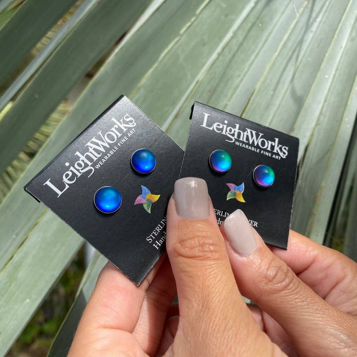 LeightWorks - Wholesale Stud/Post Earrings - Small Stud Earrings Sterling Silver Crystal Jewelry Studs14