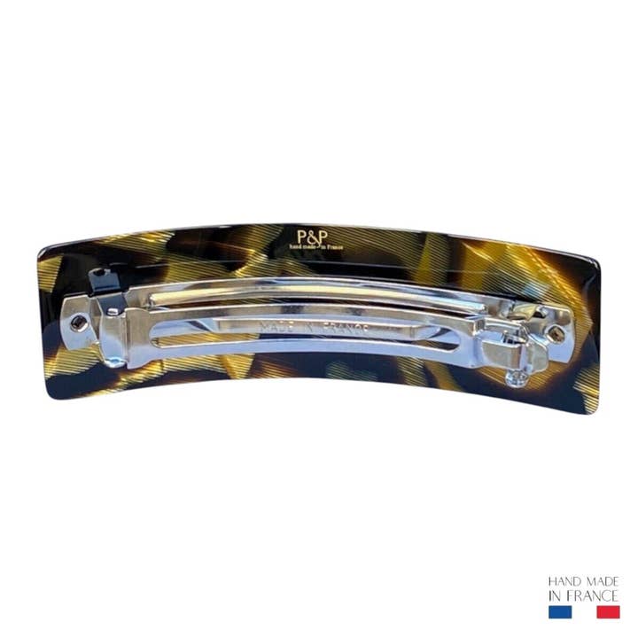 Pique et Pince - Wholesale Barrette - Women's - Hortance Golden Horn Hair Clip - Handmade in France4
