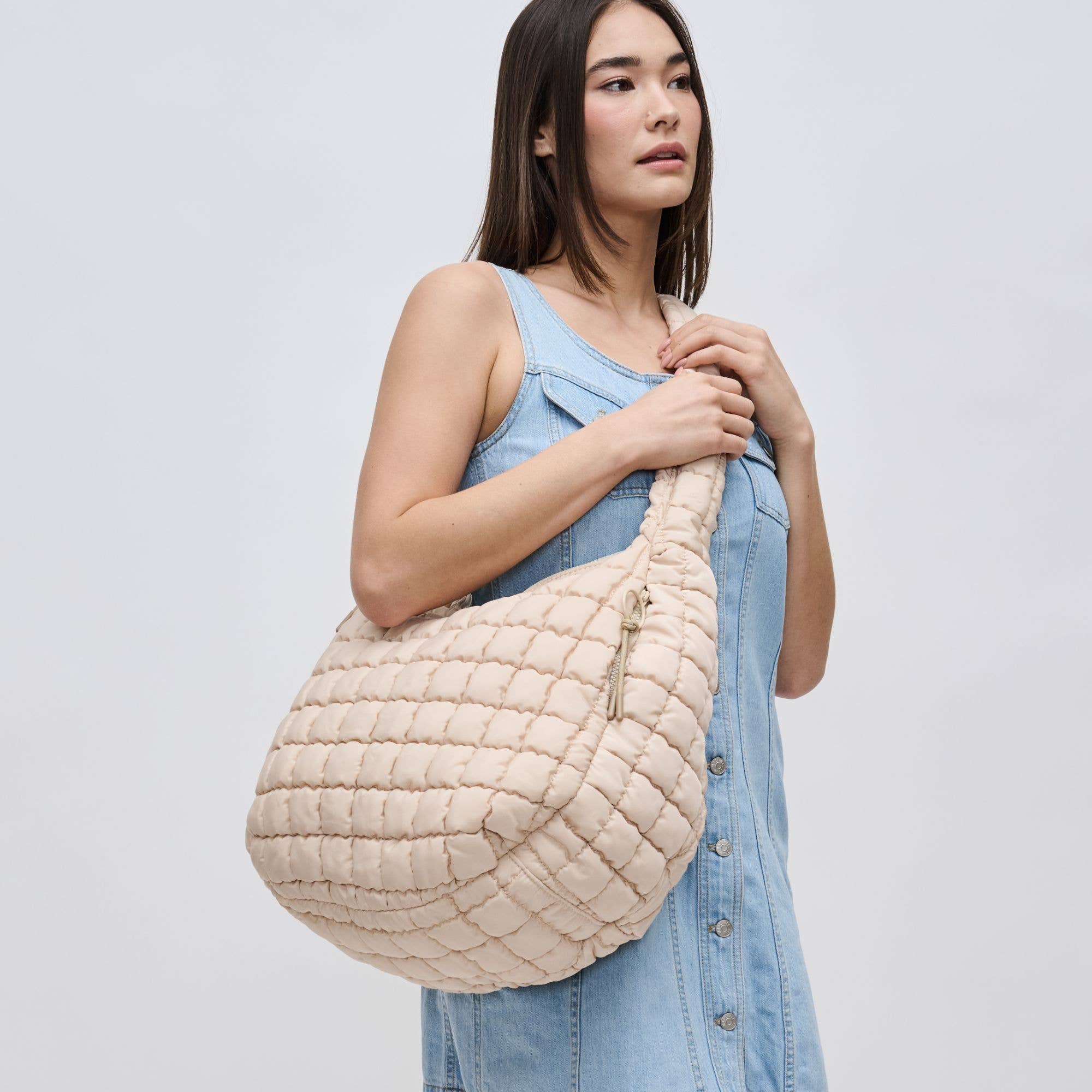Sol and Selene – Bolsa de ombro – Mulher por atacado – Revive - Bolsa Hobo acolchoada de náilon8