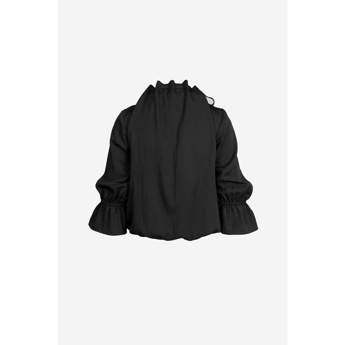 Naked Zebra - Wholesale Blouse - Women's - Long Sleeve Cinched Mock Neck Blouse2