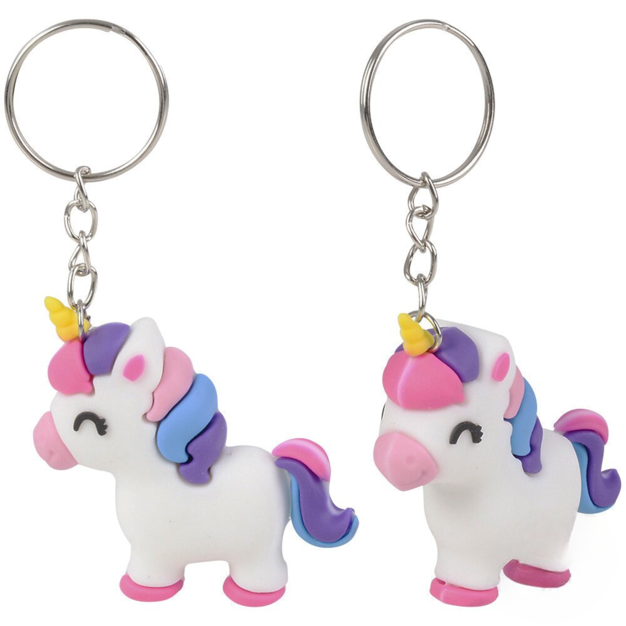 PR GROUPS LLC - Wholesale Keychain - Kids - Cute Mini Unicorn Keychain Kids Toy 0