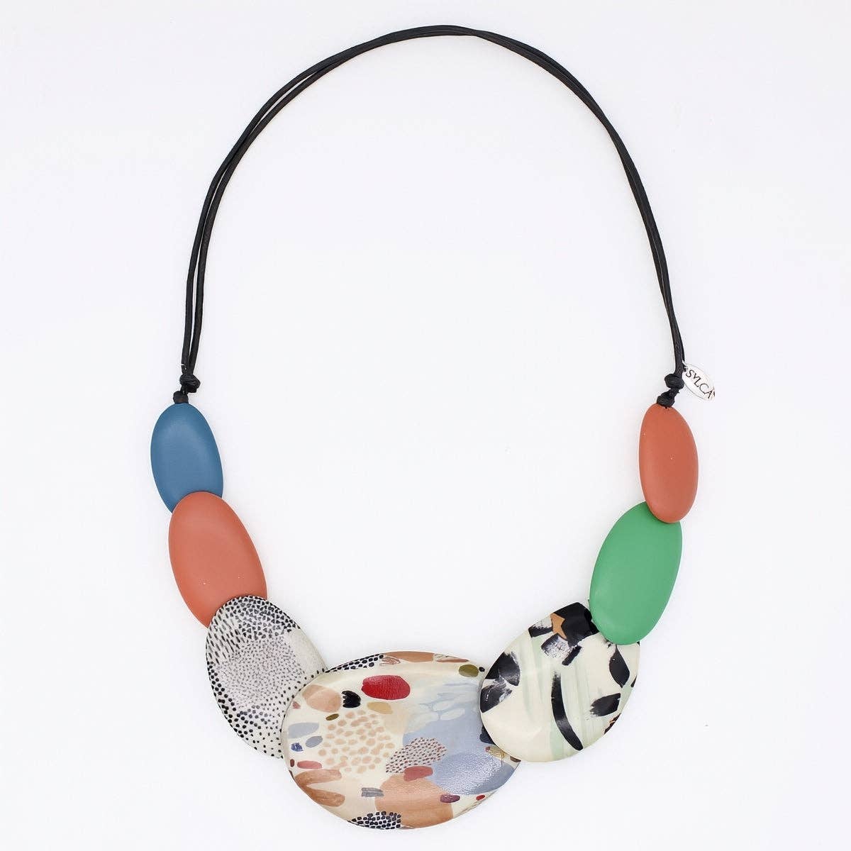 Sylca Designs - Wholesale Bib Necklace - Multicolor Fallon Necklace1