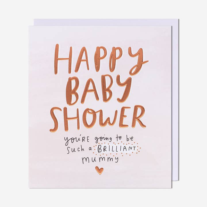 Happy Baby Shower Card for wholesale by Pigment Productions Ltd