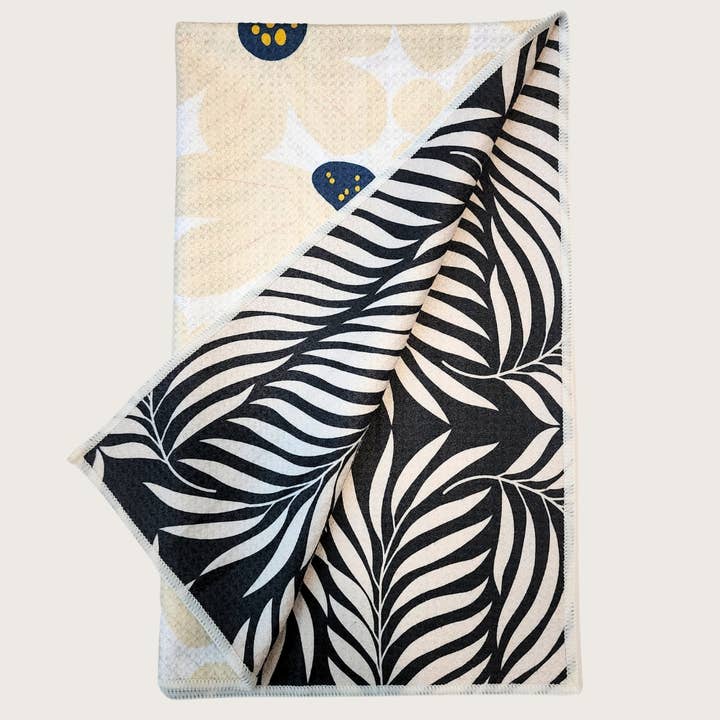 Buzzee - Wholesale Tea Towel - Spin - Dual Sided Hand Towel- Microfiber Kitchen Towel1