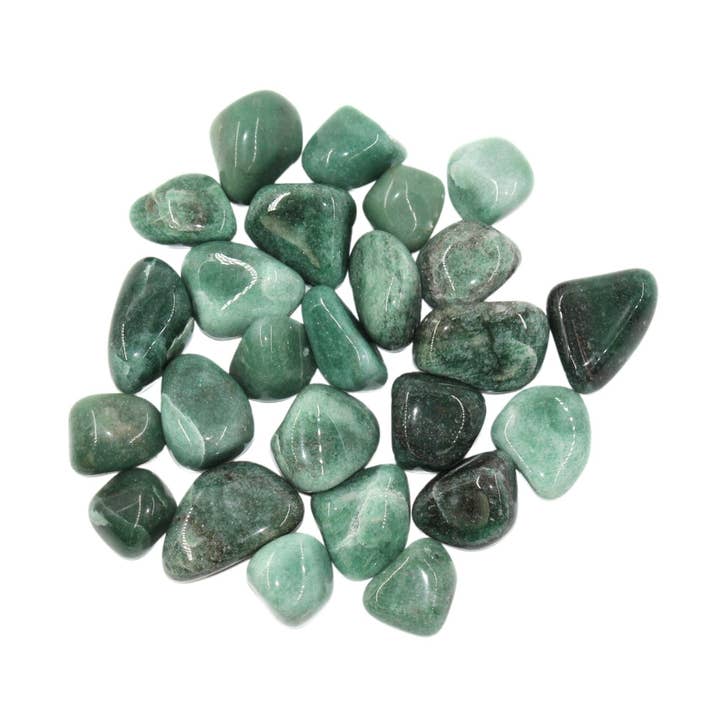 Tumbled Crystal - Green Aventurine, 2lbs for wholesale by Earths Elements Wholesale