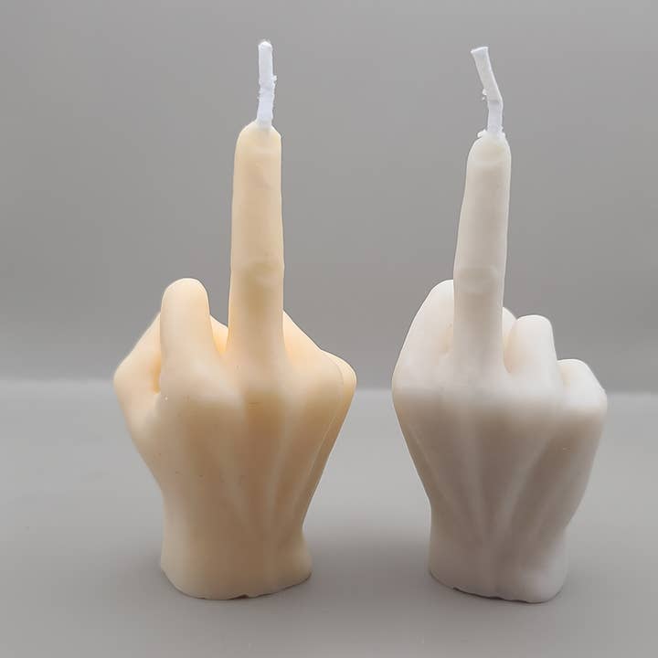 Mandy's Zen and Mystery - Wholesale Novelty Candle - Middle Finger Candles, Crude Stocking Stuffers4