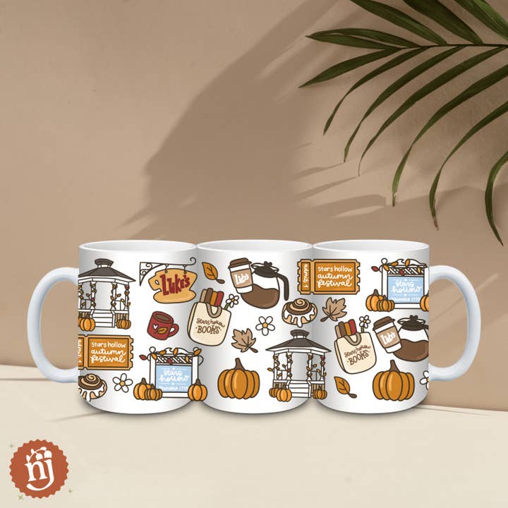 Nearly June Design Co - Vente Tasse à café - Tasse en céramique Gilmore Girls Automne à Stars Hollow4
