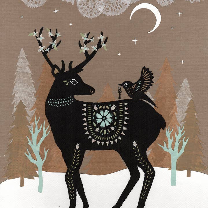 The Cargo of Memories They Carry - 11 x 14 inch Cut Paper Art Print for wholesale by Rural Pearl: Cut Paper Art by Angie Pickman