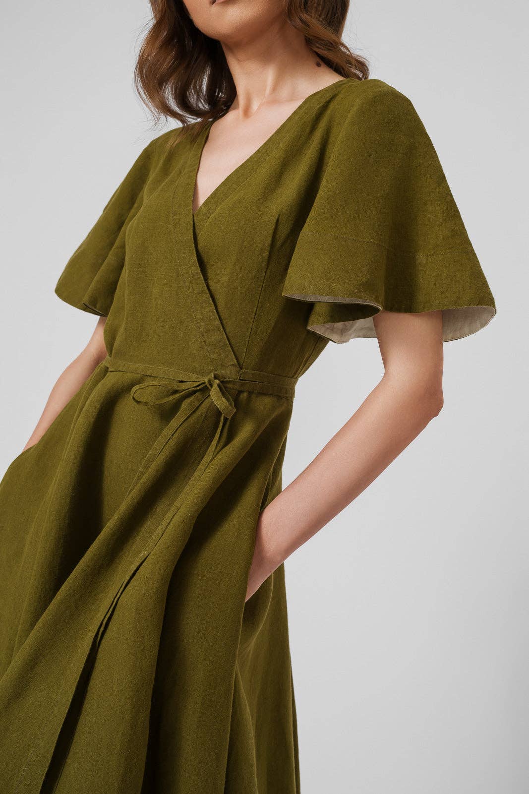 Son de Flor - Wholesale Jurk - Dames - Wikkeljurk met vlindermouwen17