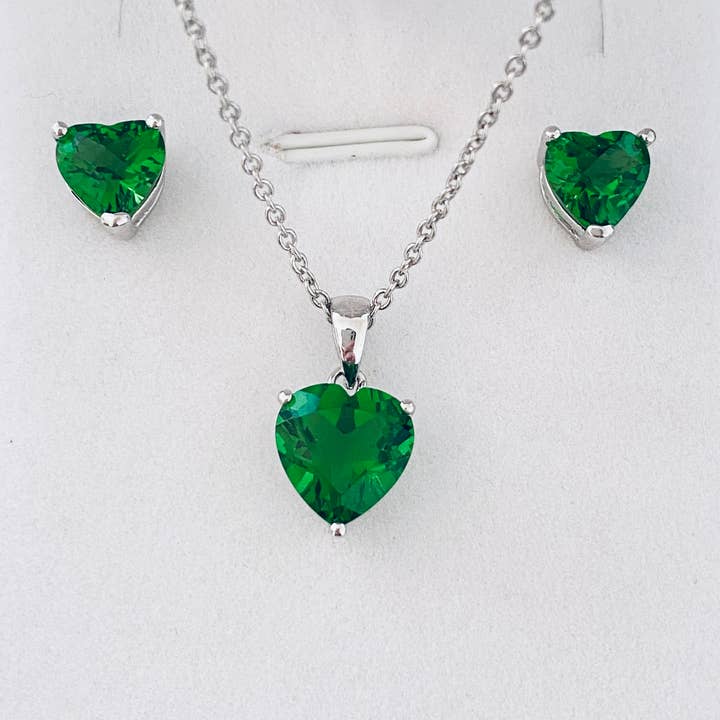 Twan Kee Jewelry – Großhandel Individueller Charm/Anhänger – Klassischer 8mm Herzform Helenit Anhänger aus Sterlingsilber3