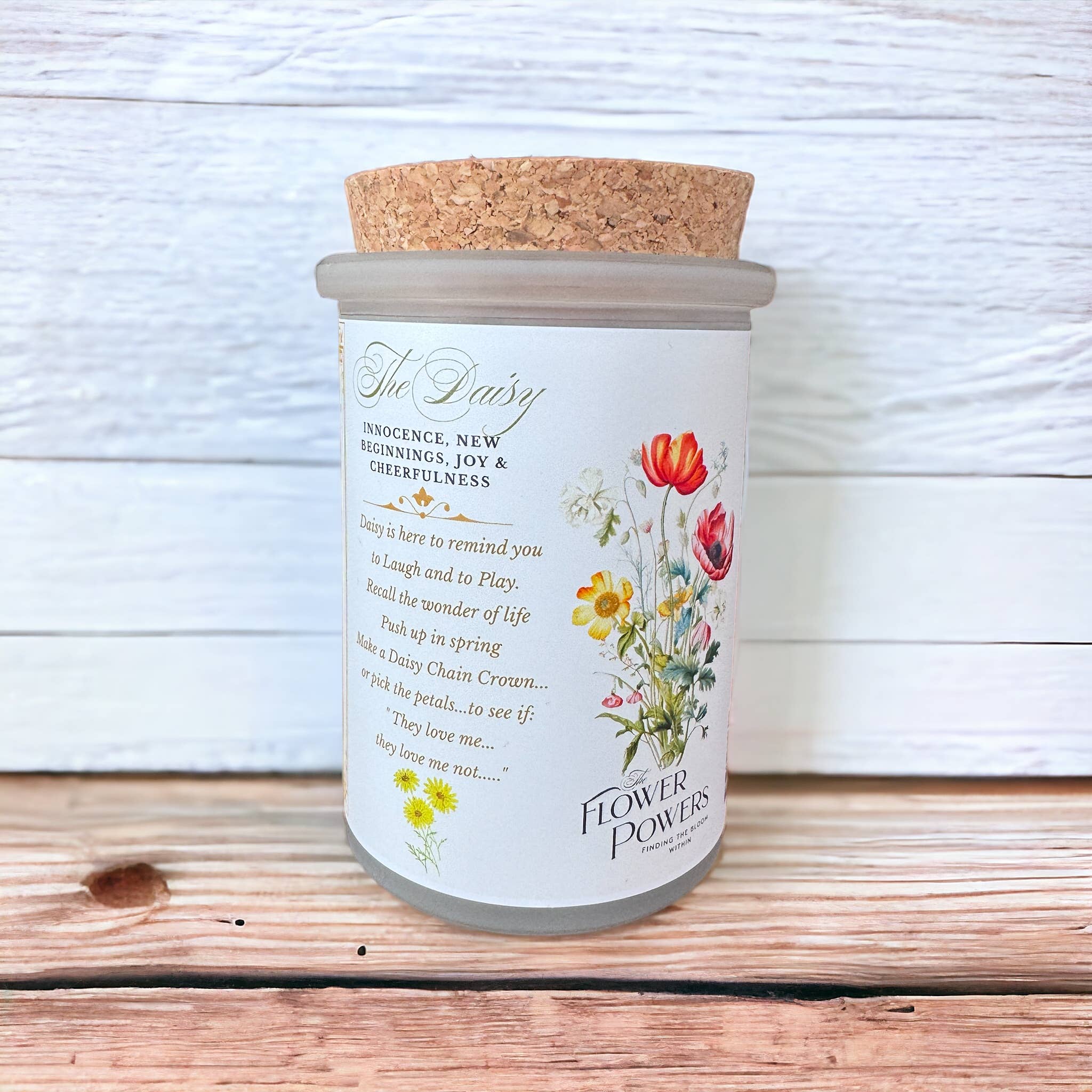 Montana Farmacy – wholesale Jar/filled candle – Flower Power © Candle Vintage Botanical Daisy Victorian3
