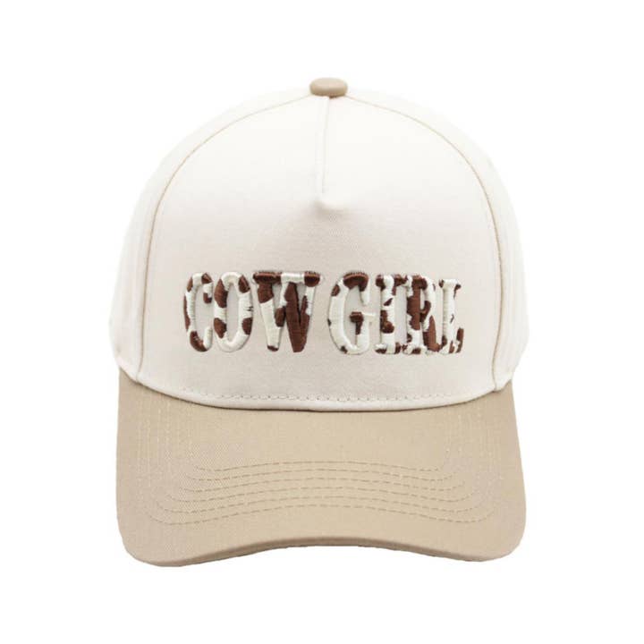 Hatzzi - Wholesale Trucker Hat - Women's - COW GIRL 3D Embroidered Trucker Hat