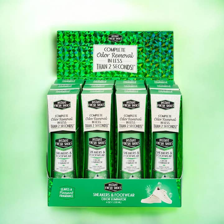 Instant Fresh Air - Wholesale Shoe Deodorant / Spray - Sneakers & Footwear 4 Oz., Odor Eliminator + Frag. -Display
10