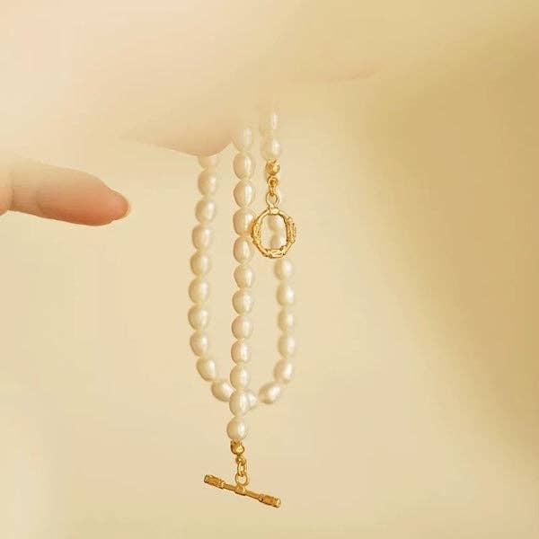 LanLivia - Wholesale Beaded/Pearl Necklace - Timeless Pearl Bead Necklace with OT buckle2