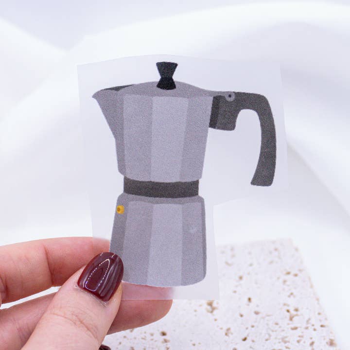 Tilda&Theo - Wholesale Patch - Iron-on Coffee French Press Patch Barista - Gift