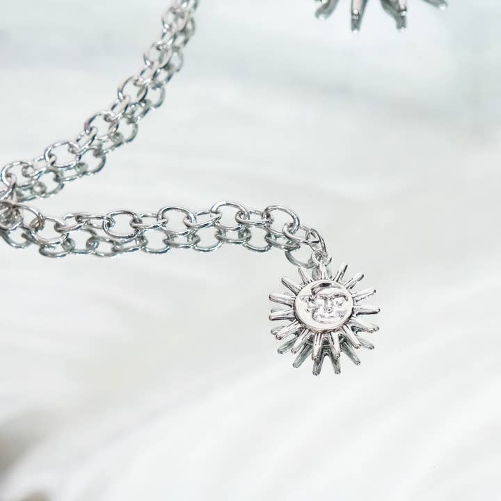 Karma Nepal Crafts - Wholesale Riem - Dames - Eigenzinnige Wicca Boho Hemelse Zon Taillekettingriem2