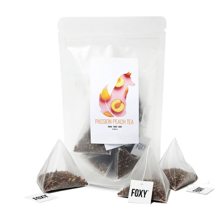 Passion Peach Tea for wholesale by Foxy Tea®