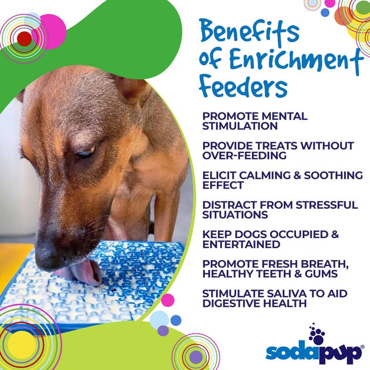SodaPup Dog Toys – wholesale Pet food mat – Dog – Jigsaw Design Emat Enrichment Licking Mat16