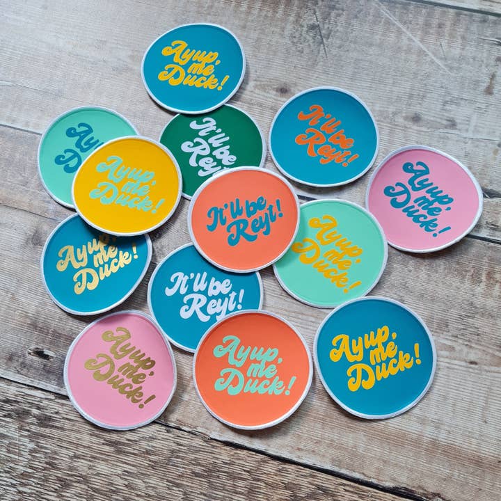 Des patchs thermocollants, ce sera Reyt ! pour la vente par Dukki Gifts