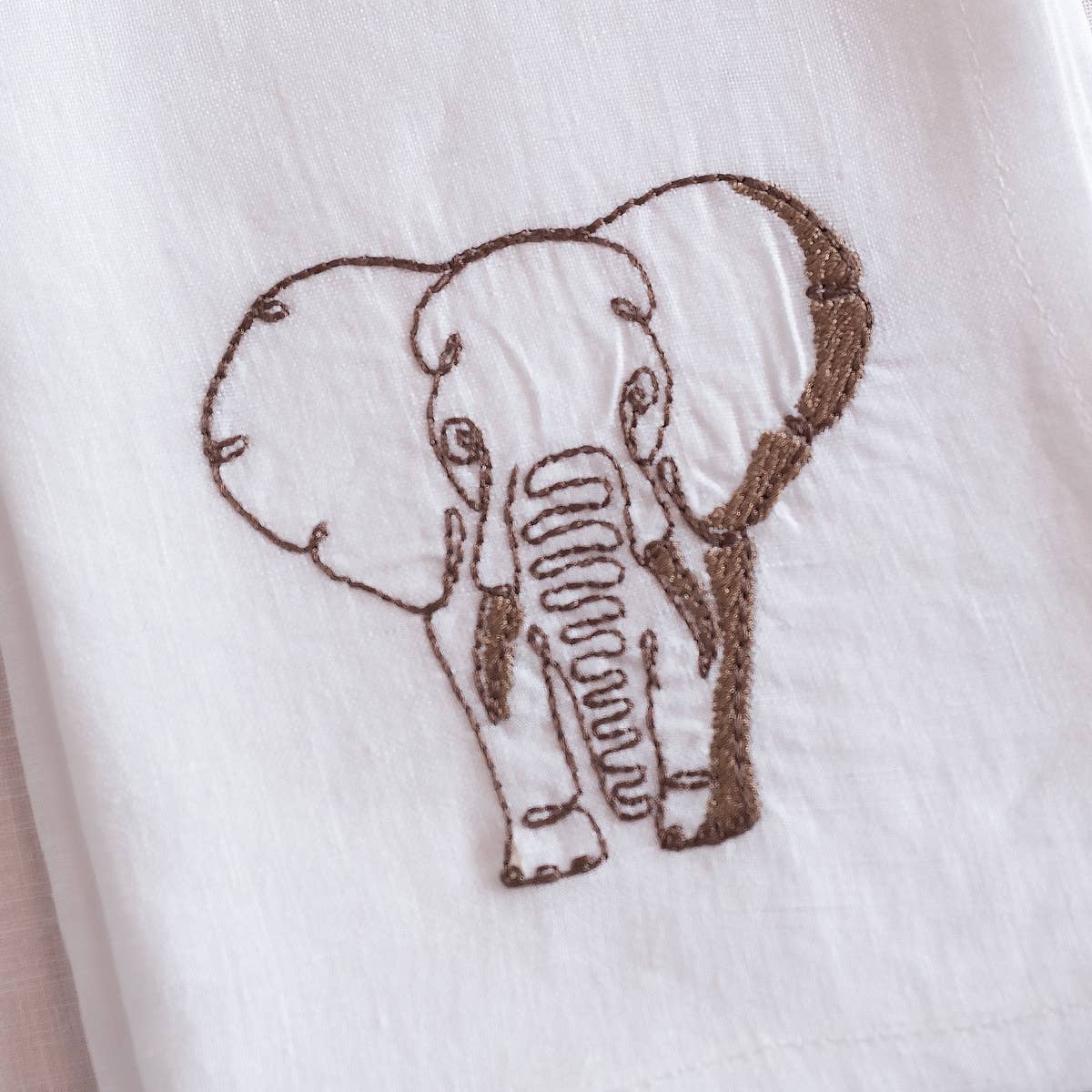 BUSATTI - Wholesale Dinner & Cloth Napkin - ITALIAN GARDEN - Set of 2 embroidered napkins3