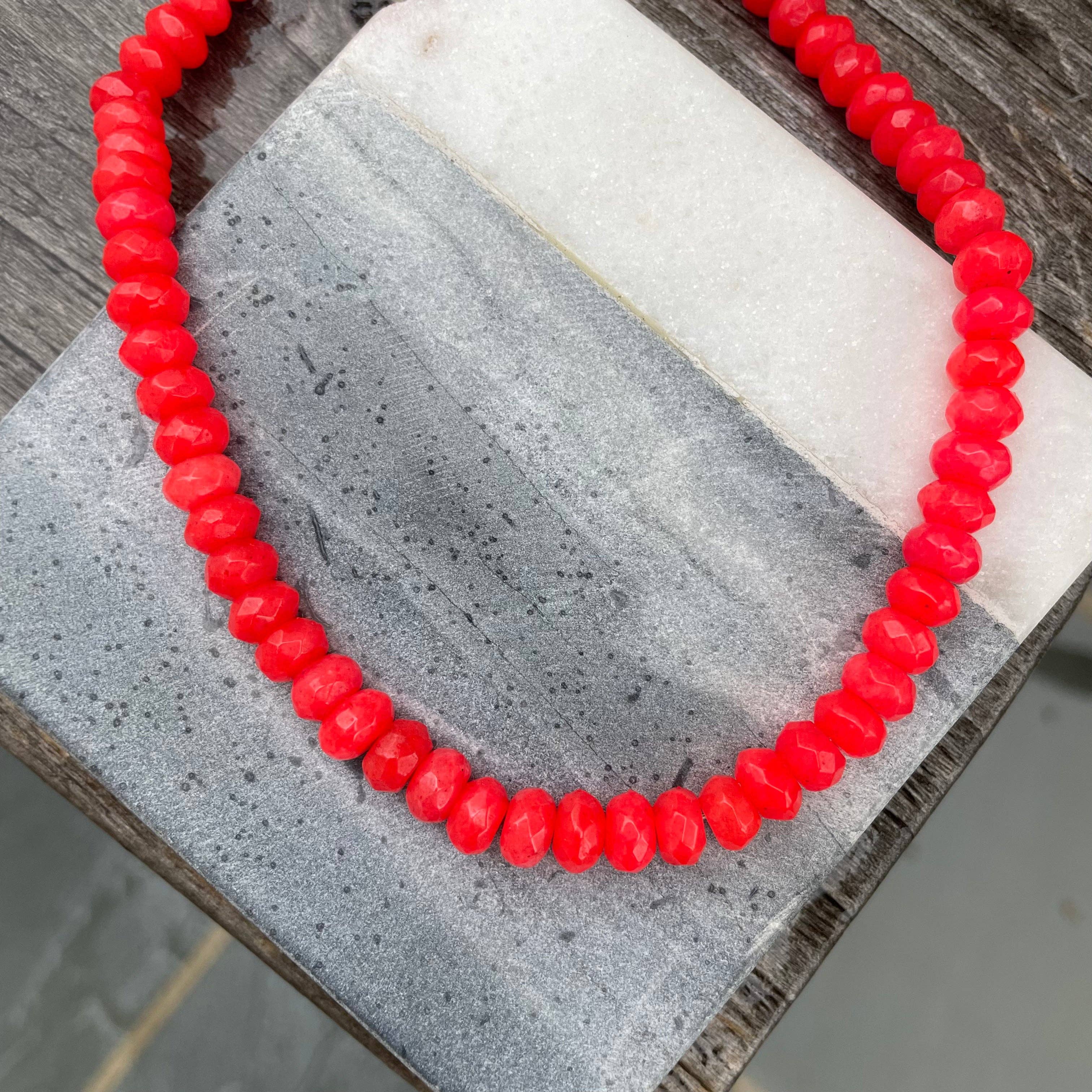 Erin McDermott Jewelry - Wholesale Beaded/Pearl Necklace - Cherry Bomb Gemstone Necklace3