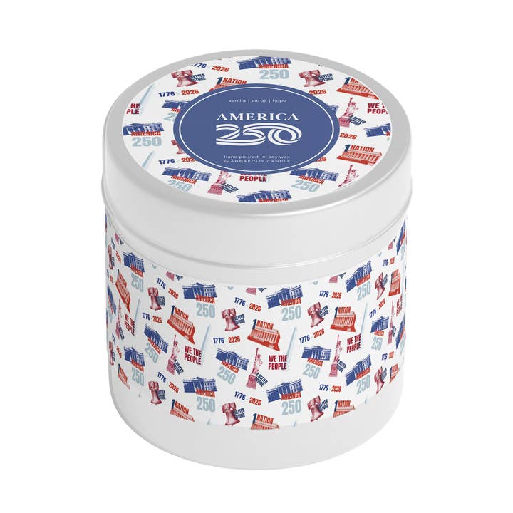 Bougie Patriotique Nous, le Peuple - Édition Limitée America 250 pour la vente par Annapolis Candle
