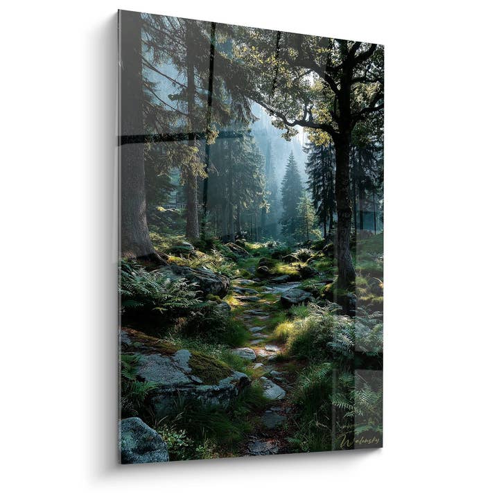 Mystical Forest Path Painting - Enchanted Path - Forest Edition for wholesale by Walensky