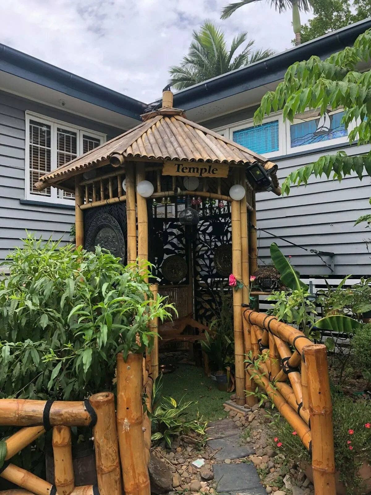 everythingbamboo - Wholesale Outdoor Ornament/Decor - Bamboo Gazebo Pagoda Pavilion 100% Handmade Garden Yard Natural Outdoor2