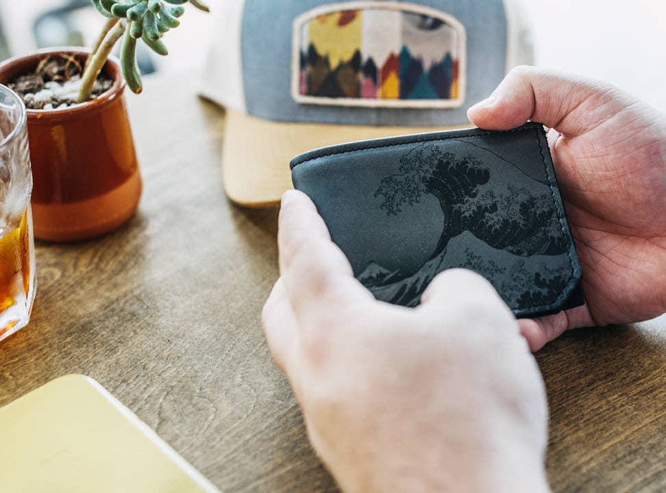 backerton - Vente Portefeuille – homme - Surf - Portefeuille en cuir Spectrum9