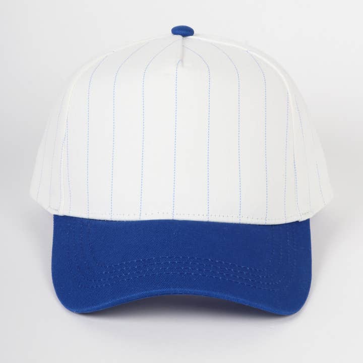 David And Young - Wholesale Baseball Cap - Unisex - Pinstripe Two-Tone Baseball Cap3