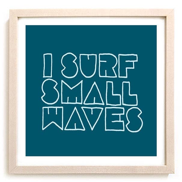 Impression d'art de surf "Petites Vagues" pour la vente par Matthew Allen Art