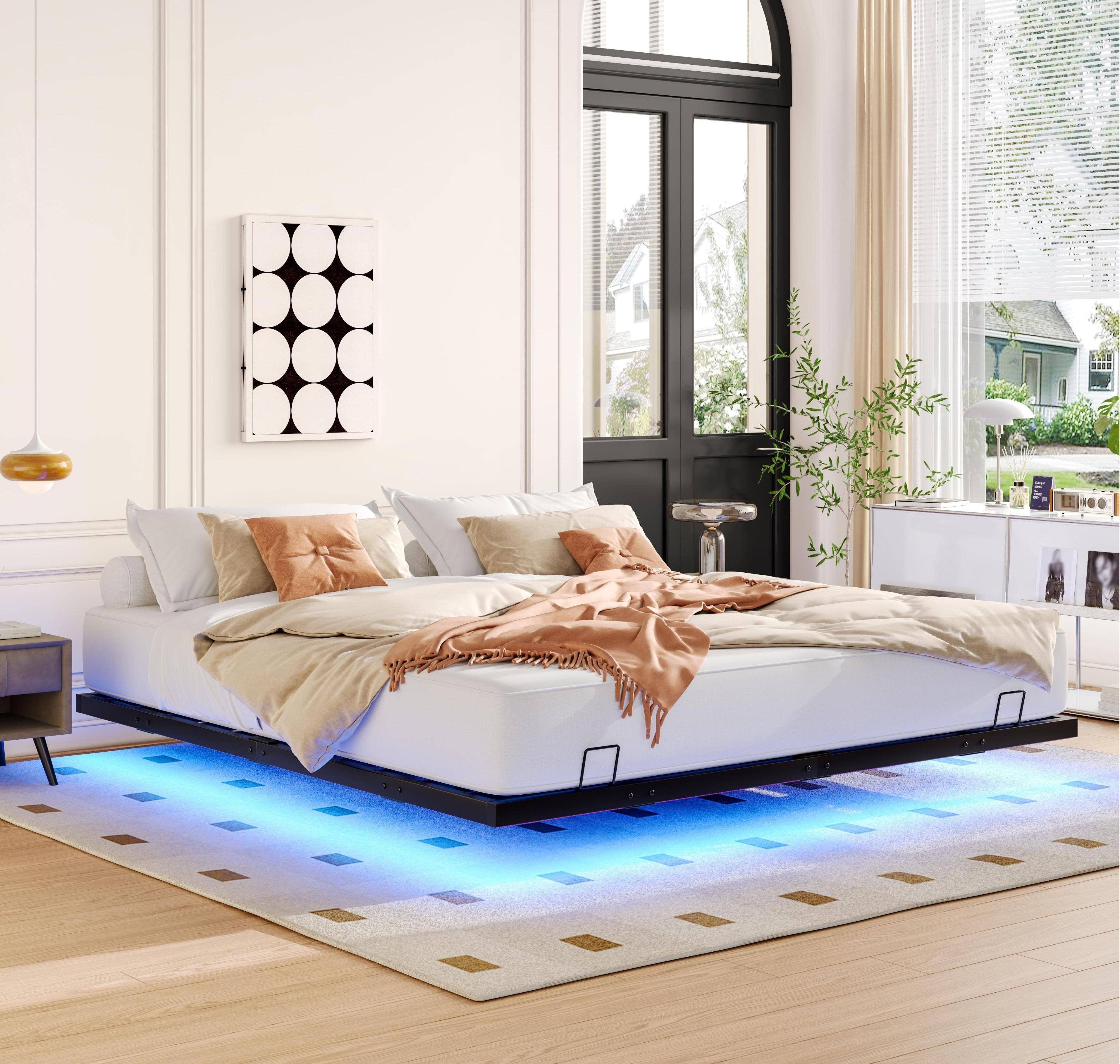 HOMYCASA DESIGN INC - Wholesale Bed - King Size Floating Bed Frames2