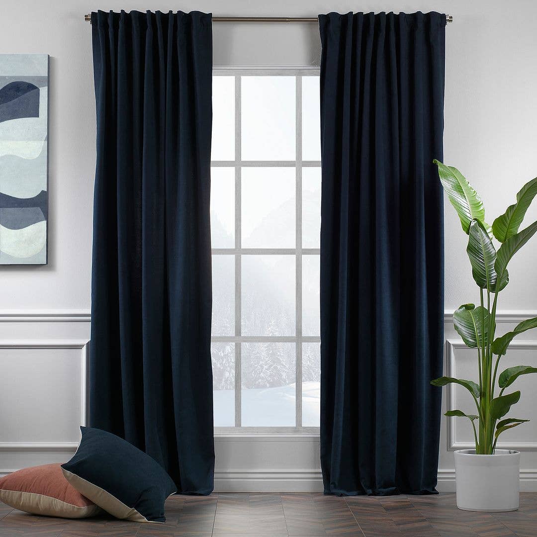 Bes Home Design - Wholesale Curtain - 100" Wide & Extra Long Matte Decorative Custom Size Curtain37
