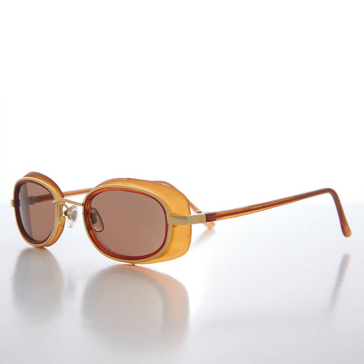 Small Goggle Side Shield 90s Vintage Sunglass - Mythic for wholesale by SUNGLASS MUSEUM