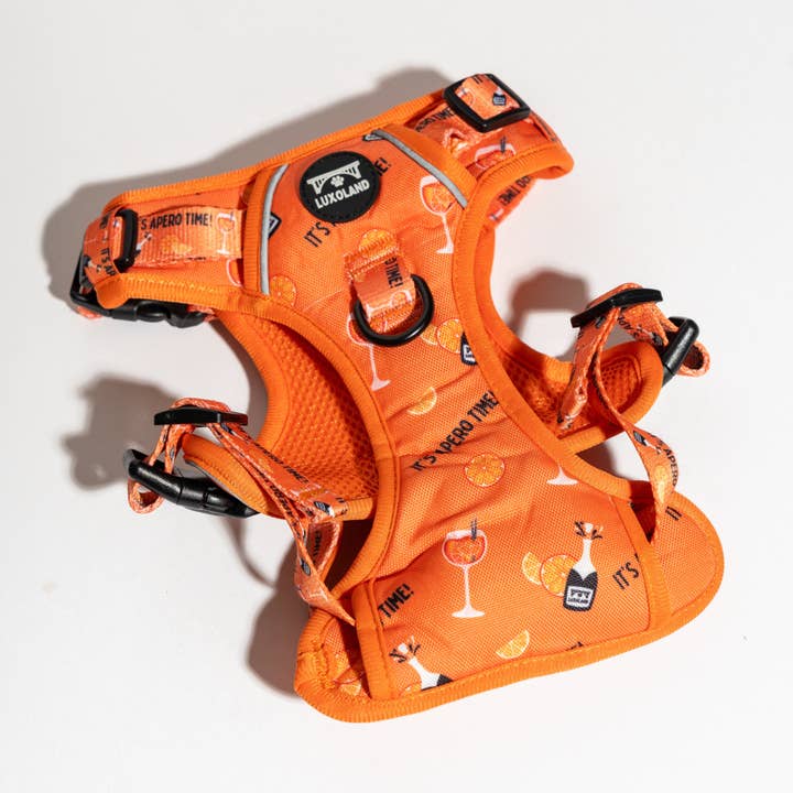 Harnais de randonnée « Apéro Time » pour la vente par Luxoland Pet Accessories