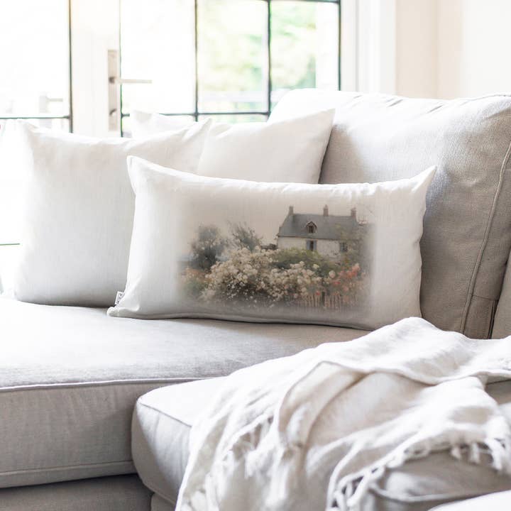 Porter Lane Home - Wholesale Throw Pillow Cover - Rose Cottage Throw Pillow Cover