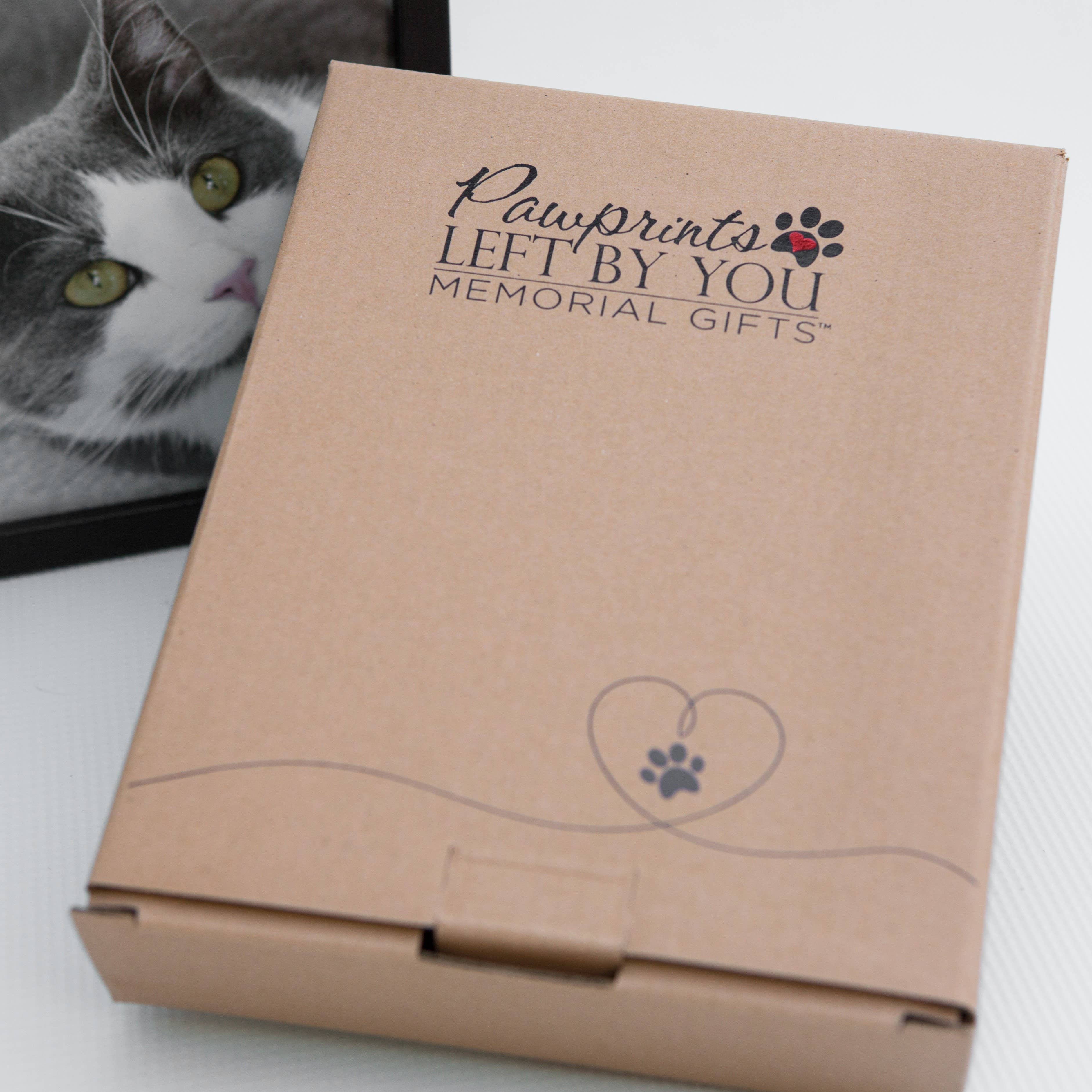 The Grandparent Gift Co. Inc. - Wholesale Picture Frame - Pawprints Left By You Cat Loss Memorial Frame w/Tag 6070C2