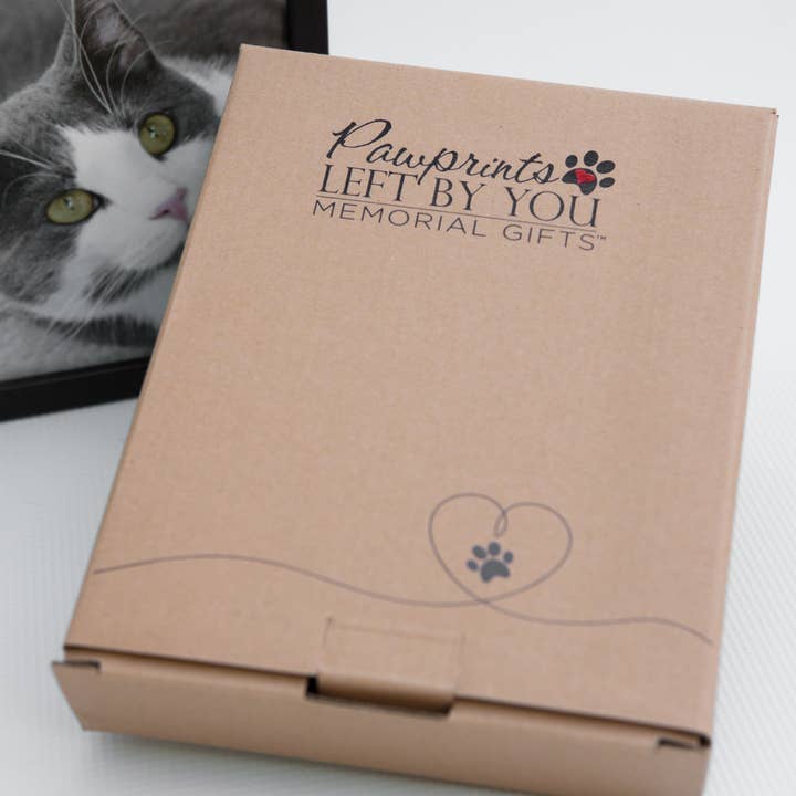 The Grandparent Gift Co. Inc. - Wholesale Picture Frame - Pawprints Left By You Cat Loss Memorial Frame w/Tag 6070C2