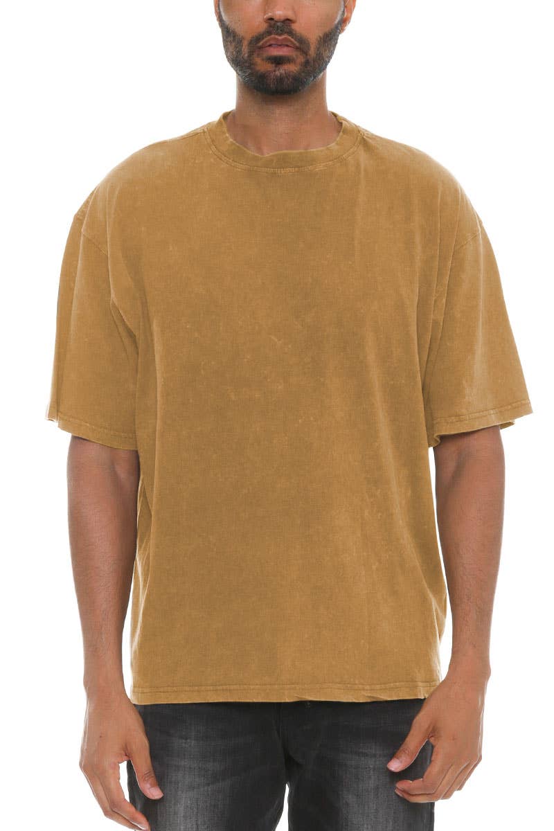 WEIV - Wholesale T-Shirt - Men's - River Dye Drop Shoulder Tee1