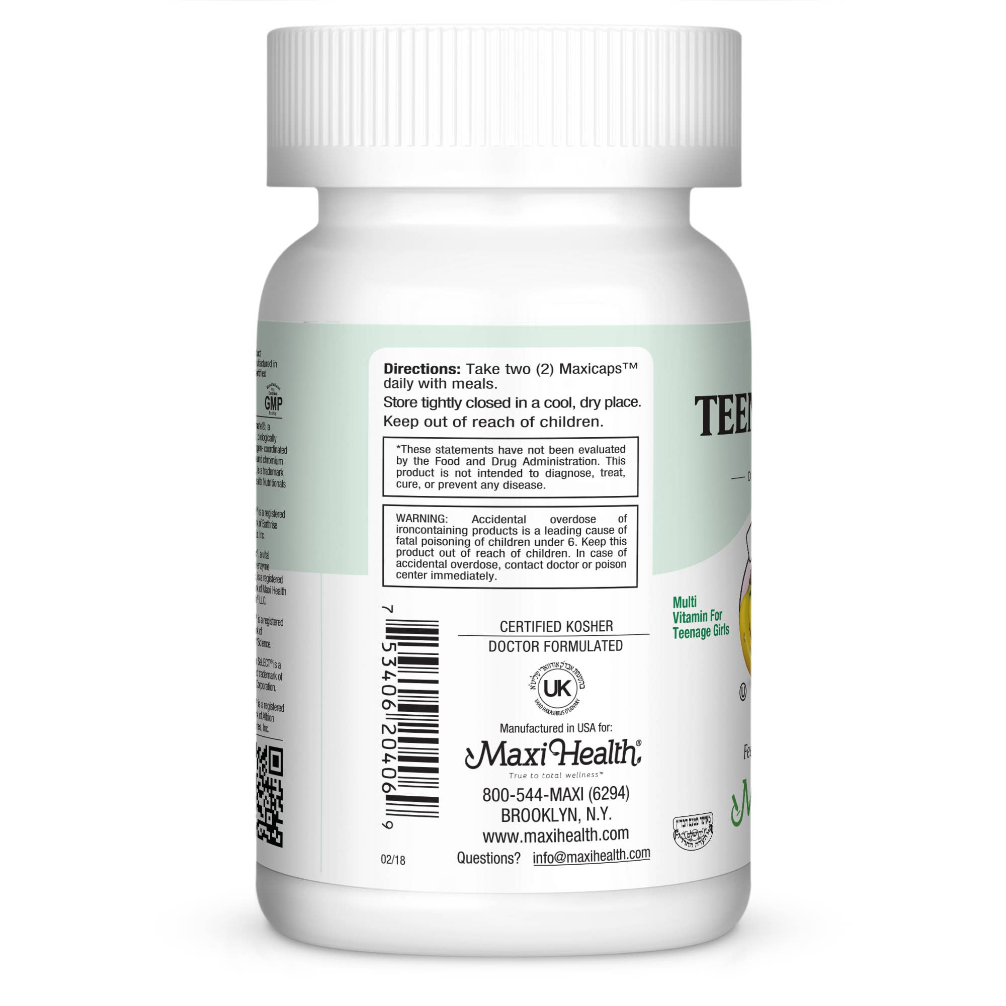 Maxi Health - Vente Supplément oral/vitamine - Adolescent Supreme à elle4