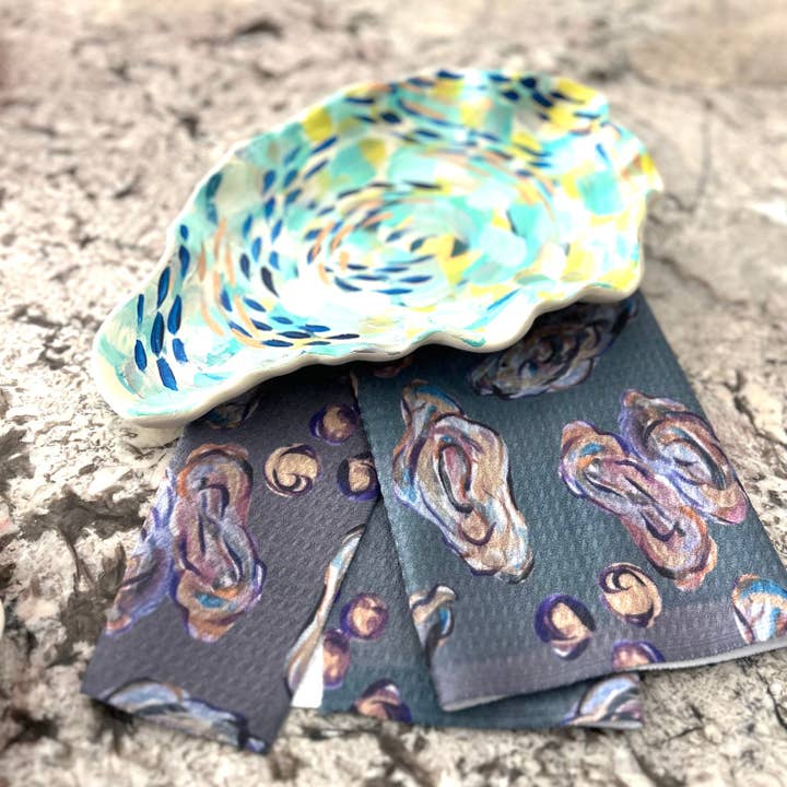 Oyster Platter|Jessica Reynolds Art for wholesale by Jessica Reynolds Art
