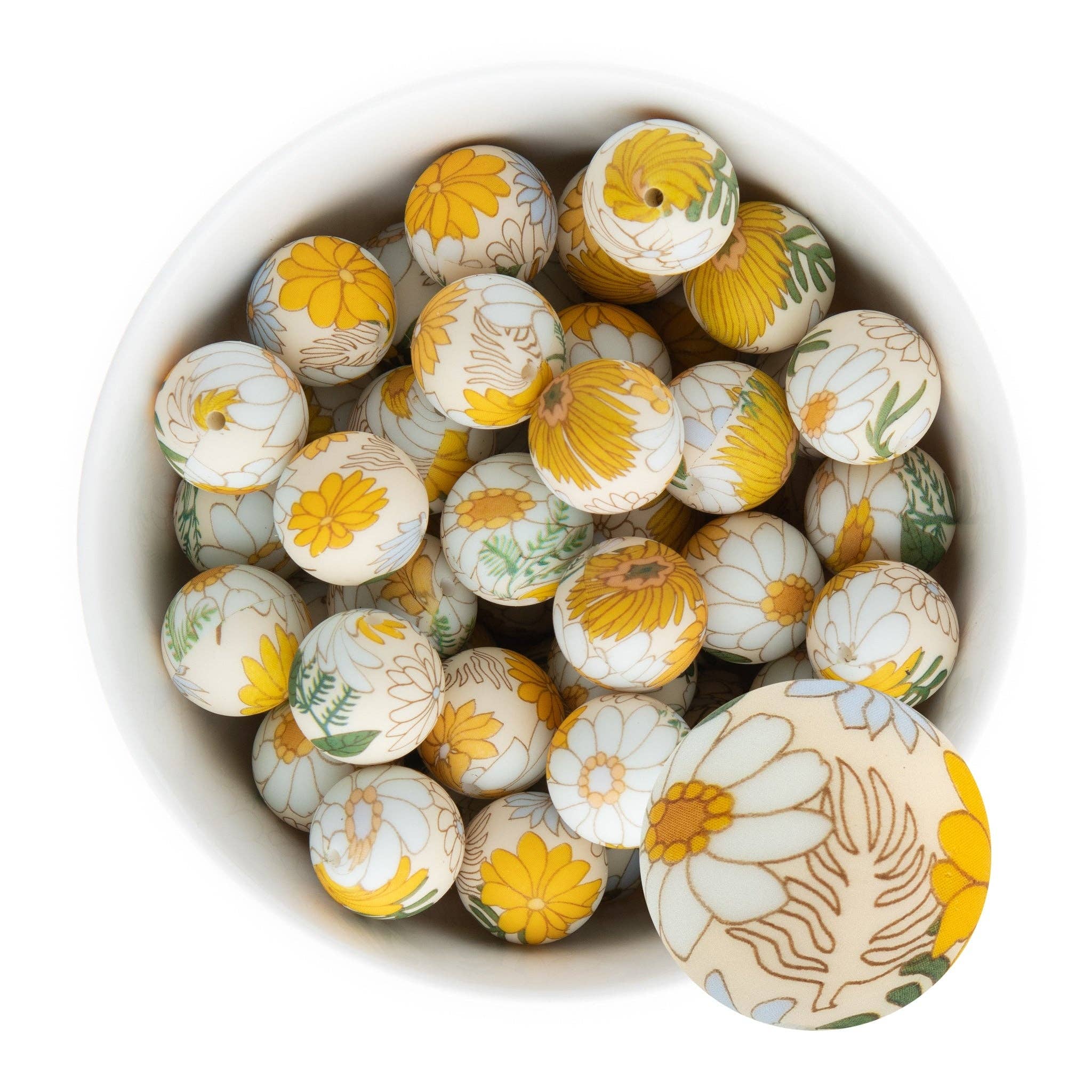 Cara & Co Silicone Craft Supply - Wholesale Craft Supplies - Standard Silicone Print Beads2