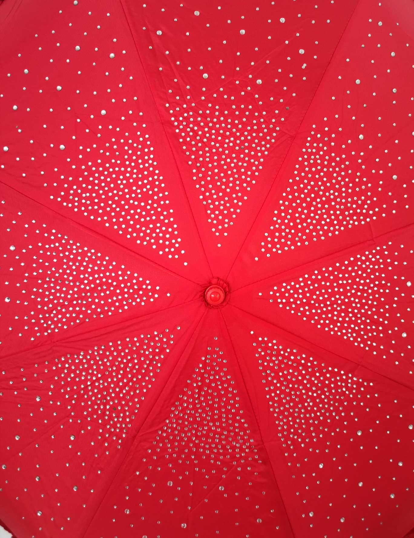 Superbia - Wholesale Umbrella - Women's - Small Manual Opening Frill Sparkle Diamond Umbrella-U Handle2