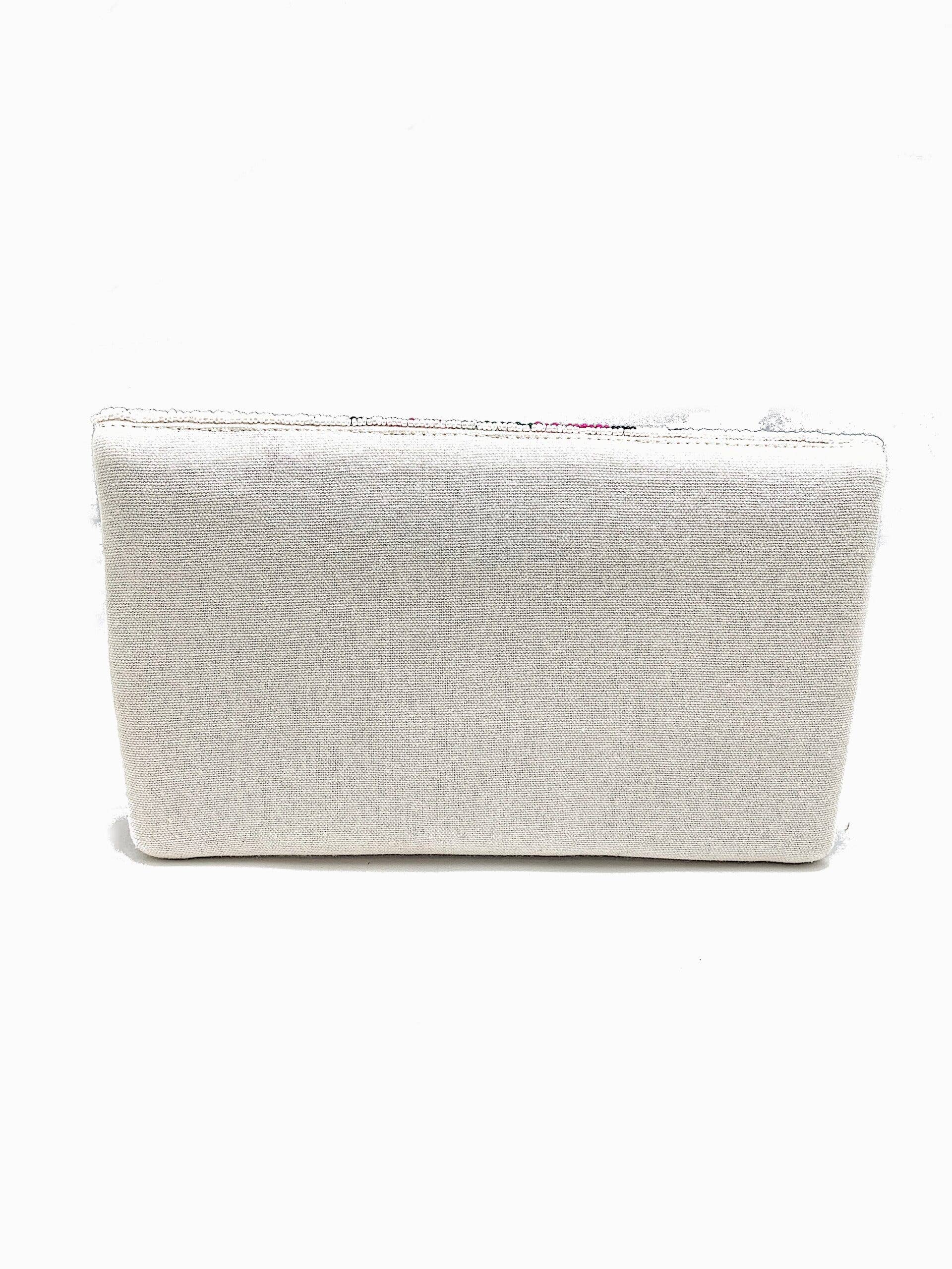 Pizzazz, Inc. - Vente Pochette – femme - POCHETTE GUÉPARD À RAYURES FUCHSIA/VERTES3